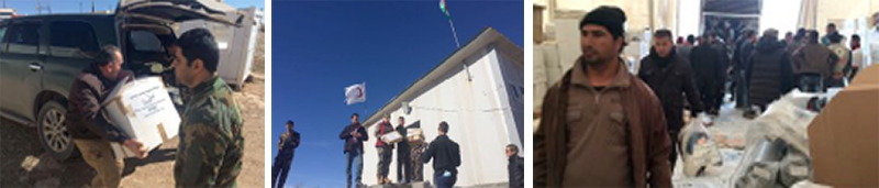 IIMSAM emergency efforts in refugee camps in Iraqi Kurdistan