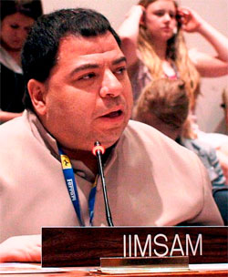 Secretary General of IIMSAM H. E. Remigio Martin Maradona