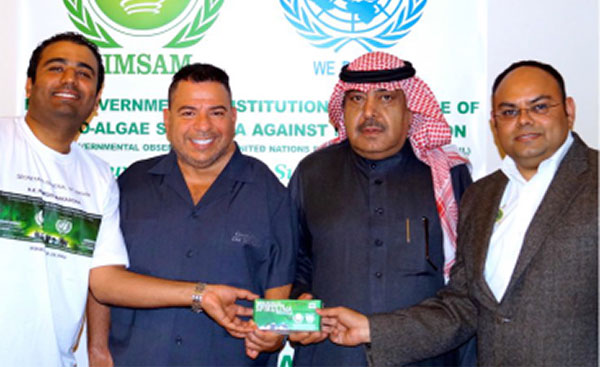 Mr. Anis Chtioui, Secretary General R. Maradona, Sheikh Dr. Mohammed Saleh Al Dhahry, & Vikrant Sandal