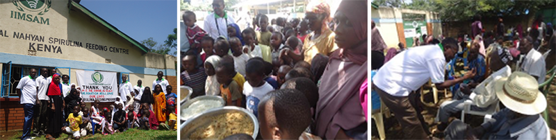Photos from launch of feeding program at His Royal Highness Sheikh Zayed Bin Sultan Alnahyan Spirulina Feeding Center Kisumu - Kenya