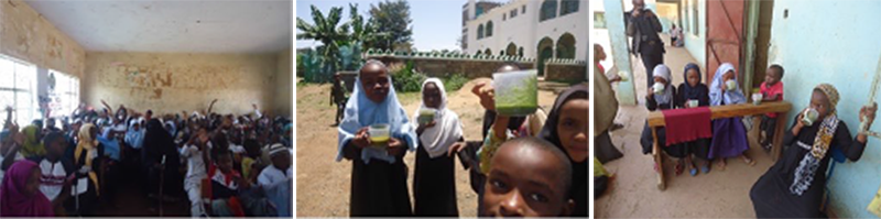 Photos from launch of feeding program at His Royal Highness Sheikh Zayed Bin Sultan Alnahyan Spirulina Feeding Center Kisumu - Kenya