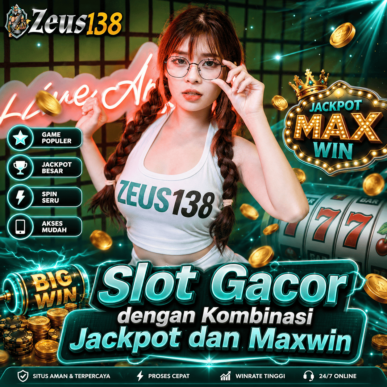 ZEUS138 Slot Gacor dengan Kombinasi Jackpot dan Maxwin